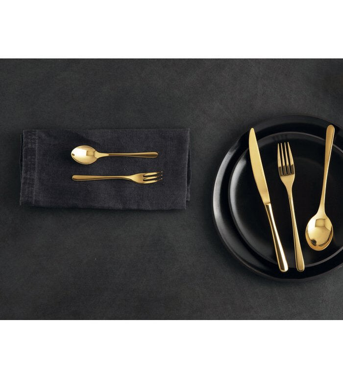 Комплект прибори за хранене Sambonet TASTE PVD GOLD 60 части