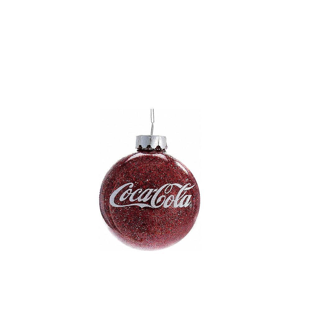ИГРАЧКА ЗА ЕЛХА  БЛЕСТЯЩА ТОПКА COCA-COLA 8 СМ