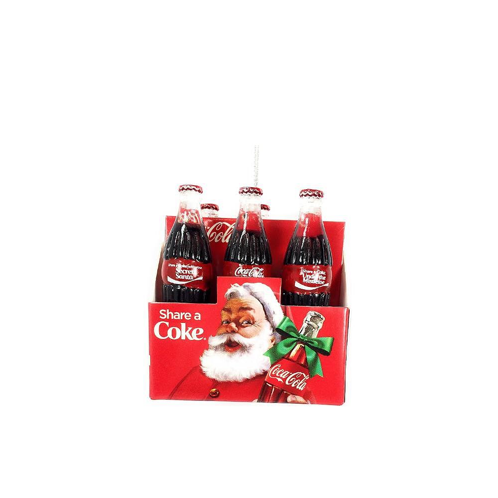 ИГРАЧКА ЗА ЕЛХА  БУТИЛ COCA-COLA 6БР 7СМ