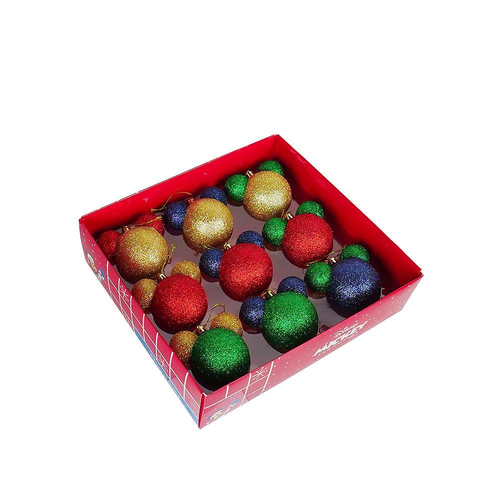 КОЛЕДНА ИГРАЧКА ЗА ЕЛХА  M&M MOUSE DISNEY 9БР 6СМ