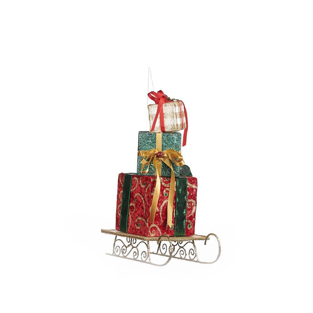 КОЛЕДНИ КУТИИ ПОДАРЪЦИ ШЕЙНА GIFT BOXES SLEIGH31CM