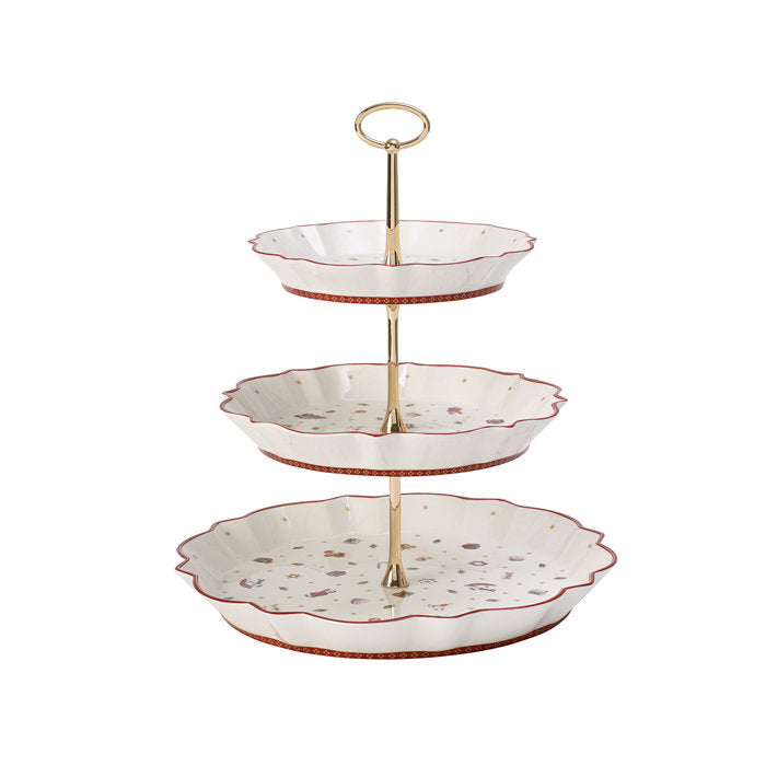 КОЛЕДЕН ПОДНОС СЛАДКИ 3 НИВА VILLEROY&BOCH TOY`S DELIGHT