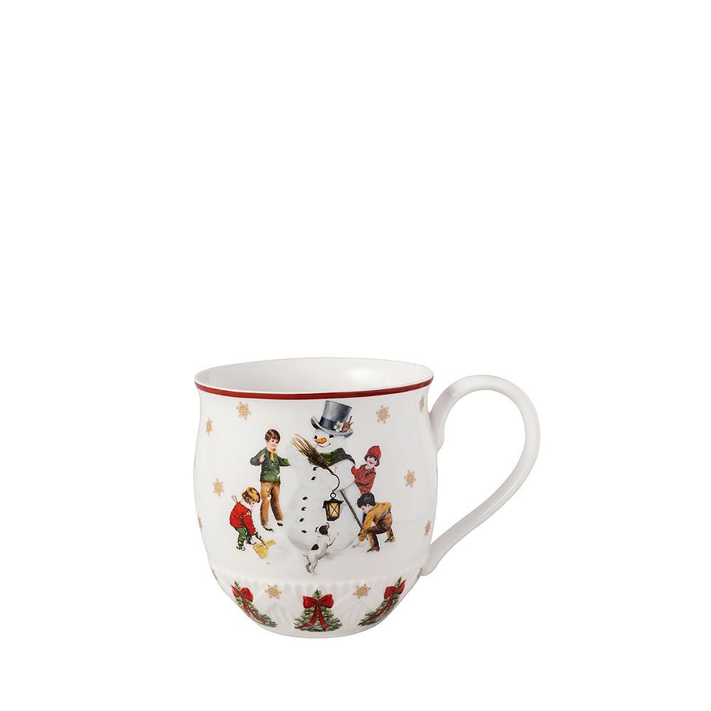 КОЛЕДНА ЧАША/МЪГ VILLEROY&BOCH BUILD A SNOWMAN 14/9.5/10 СМ