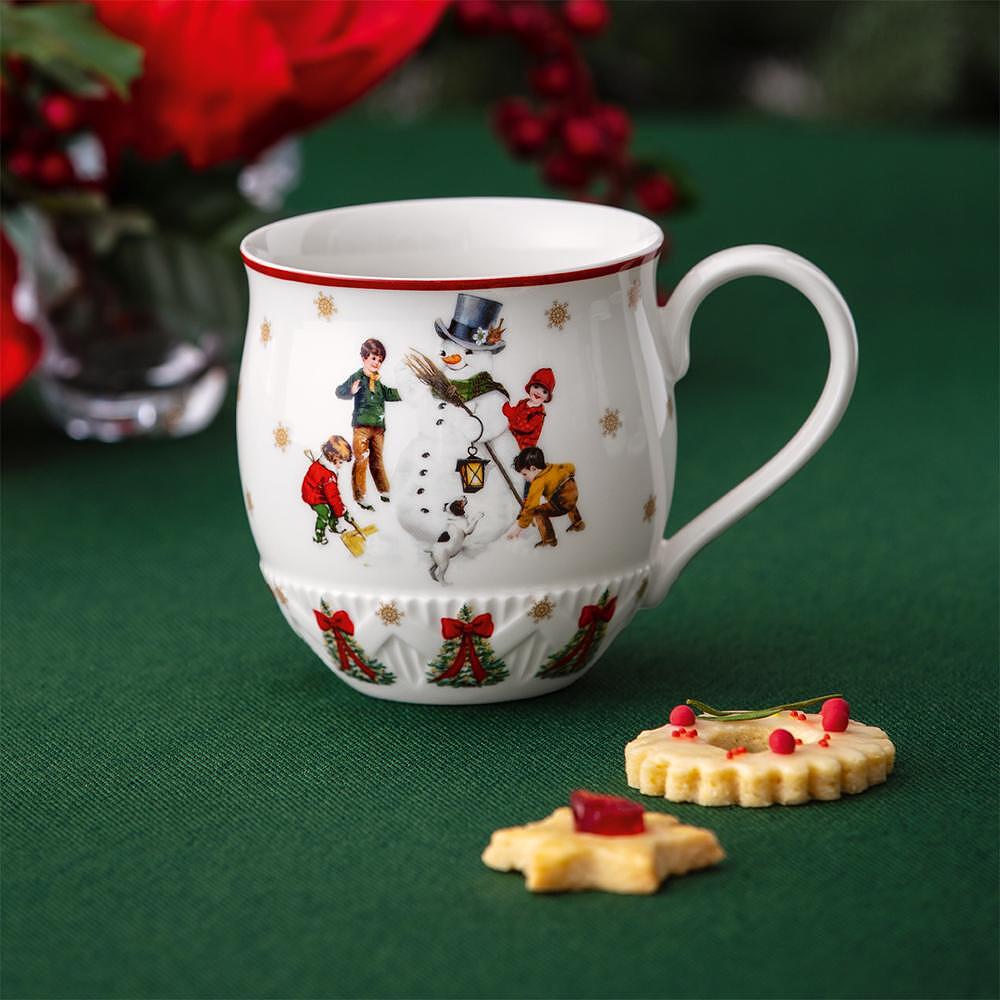КОЛЕДНА ЧАША/МЪГ VILLEROY&BOCH BUILD A SNOWMAN 14/9.5/10 СМ
