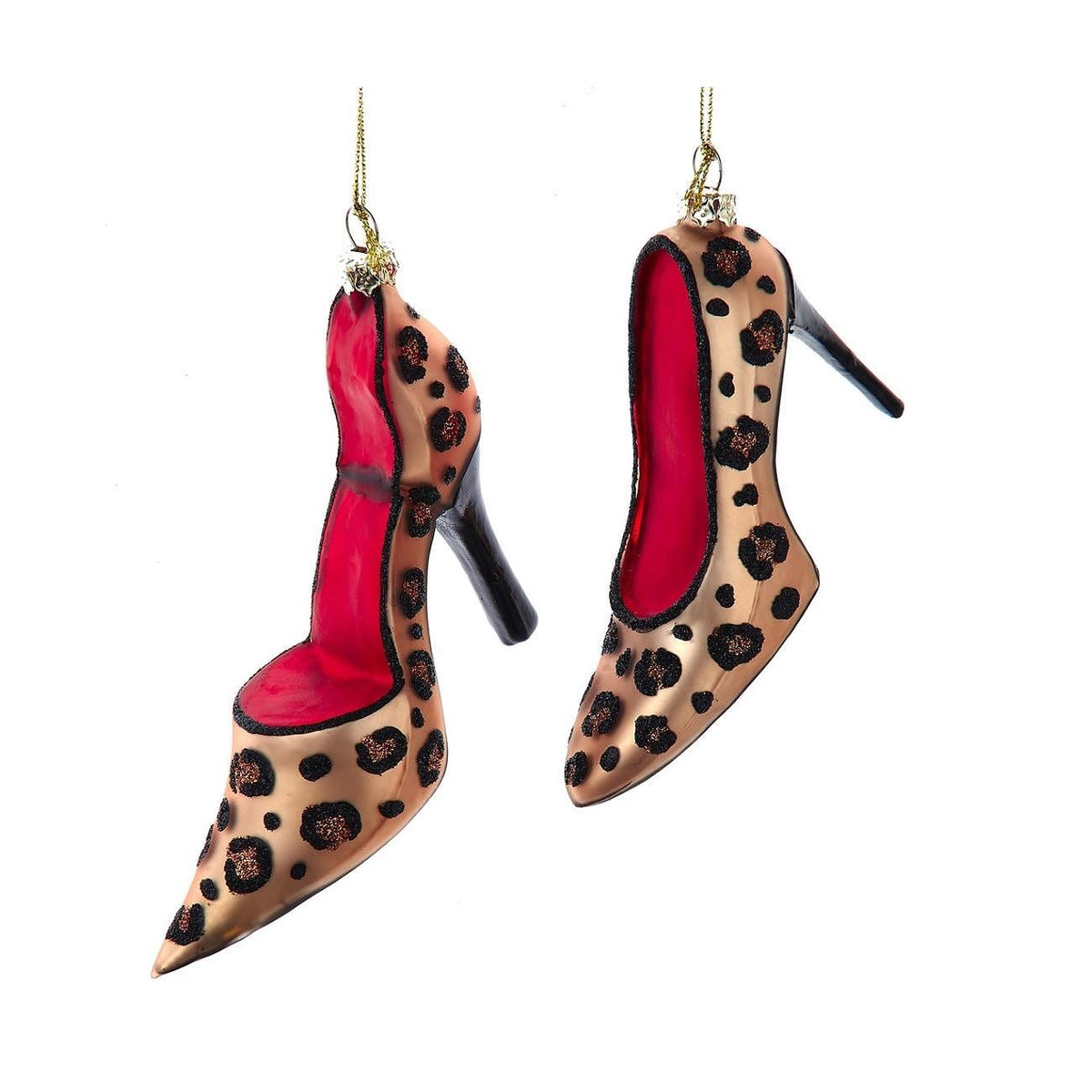 ИГРАЧКА ЗА ЕЛХА ДАМСКА ОБУВКА LEOP PRINT HEELS