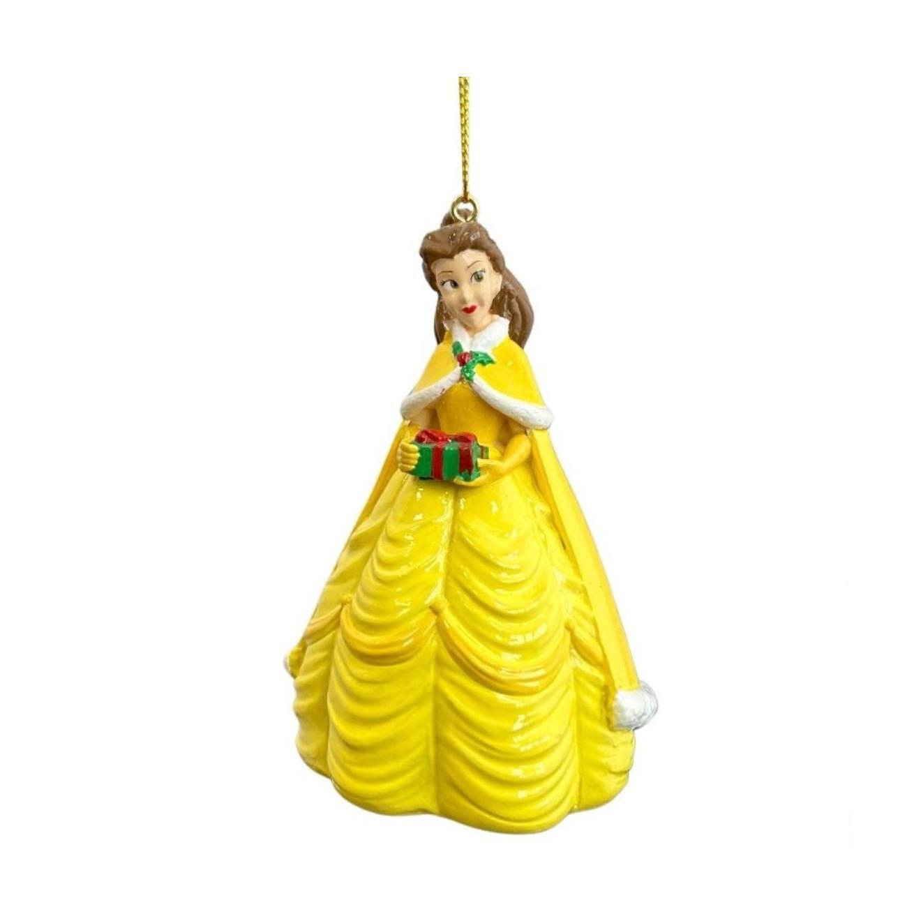 КОЛЕДНА  ИГРАЧКА ЗА ЕЛХА ПРИНЦЕСА БЕЛ 3D DISNEY