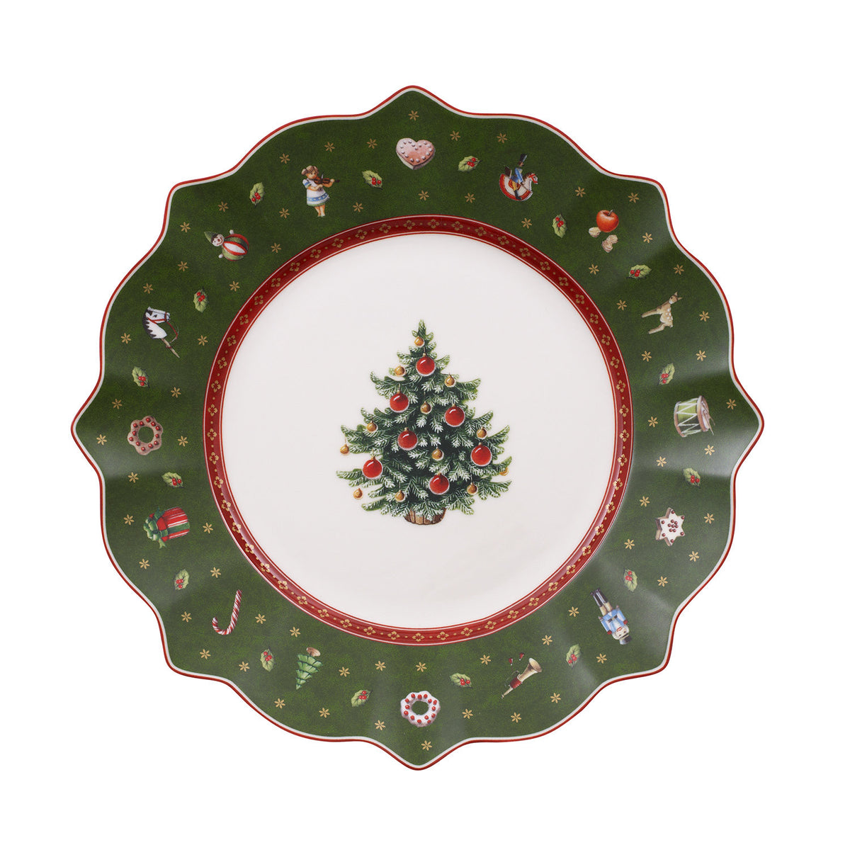 КОЛЕДНА САЛАТНА ЧИНИЯ ЗЕЛЕНА VILLEROY&BOCH TOY`S DELIGHT