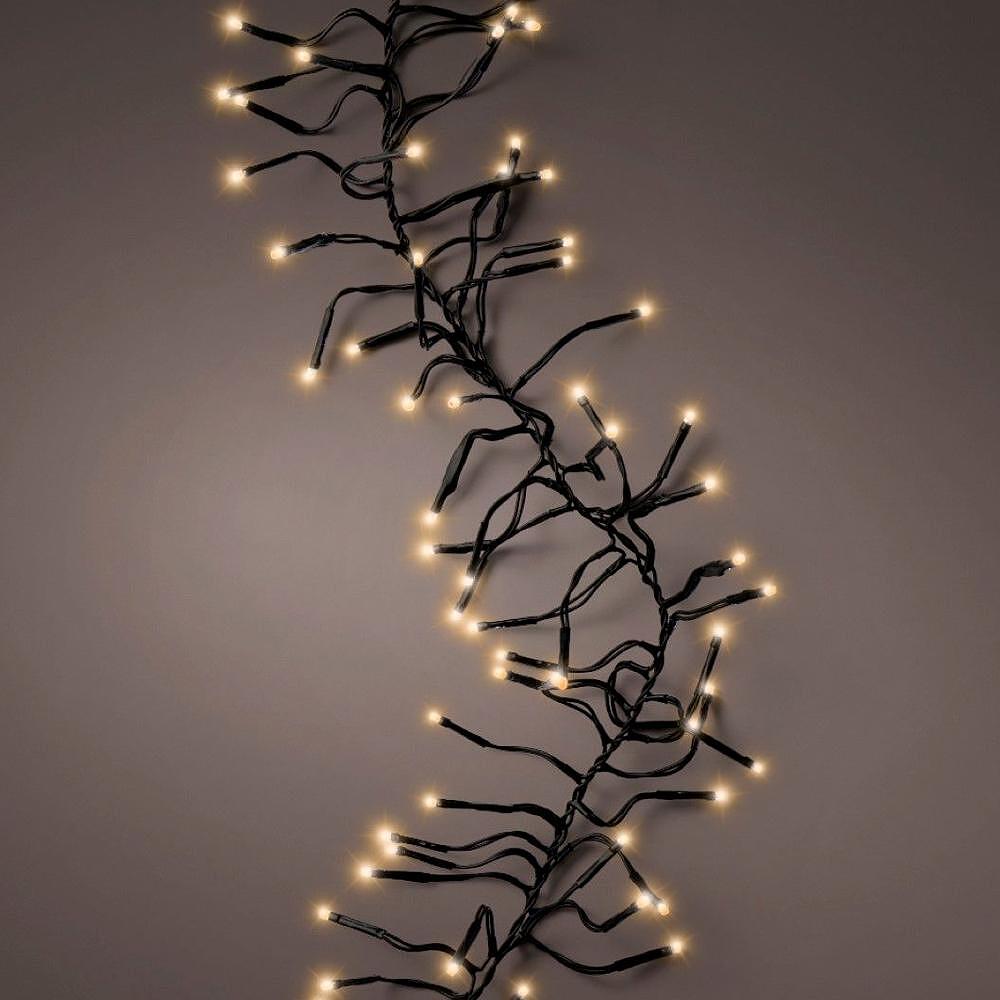 КОЛЕДНИ LED ЛАМПИ ЗА ЕЛХА ЧЕРЕН КАБ 8 ФУНКЦ 19М