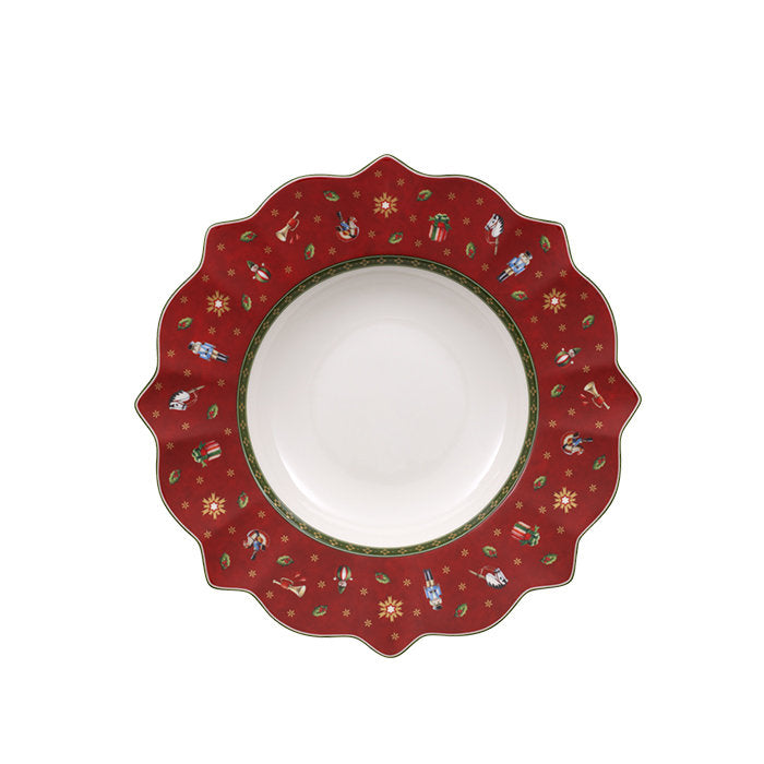 КОЛЕДНО ДЪЛБОКО ПЛАТО ЧЕРВЕНО VILLEROY&BOCH TOY`S DELIGHT