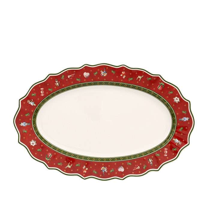 КОЛЕДНО ОВАЛНО ПЛАТО СРЕДНО VILLEROY&BOCH TOY`S DELIGHT