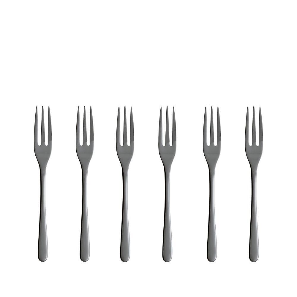 КОМПЛЕКТ ДЕСЕРТНА ВИЛИЦА TASTE PVD BLACK 6 Ч