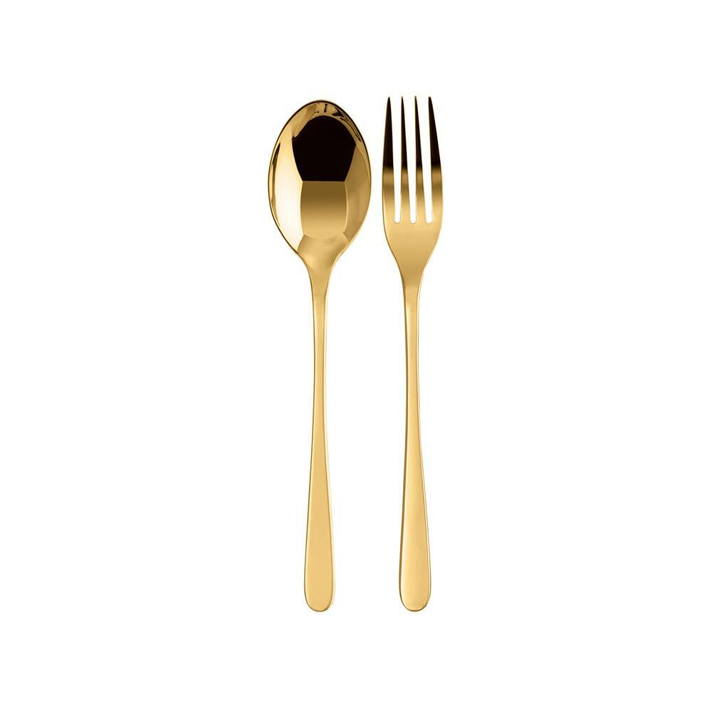 ПРИБОРИ ЗА СЕРВИРАНЕ ВИЛИЦА И ЛЪЖИЦА TASTE PVD GOLD 2 Ч