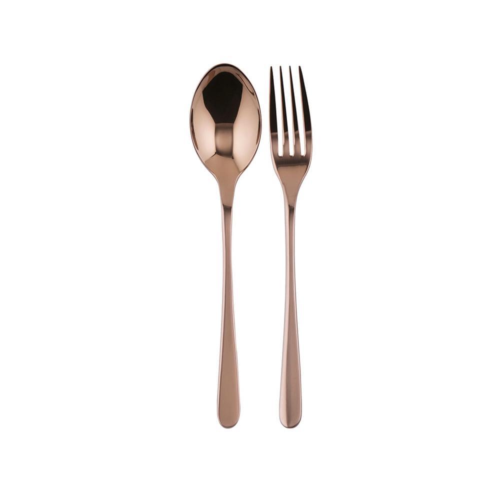 ПРИБОРИ ЗА СЕРВИРАНЕ ВИЛИЦА И ЛЪЖИЦА TASTE PVD COPPER 2 Ч