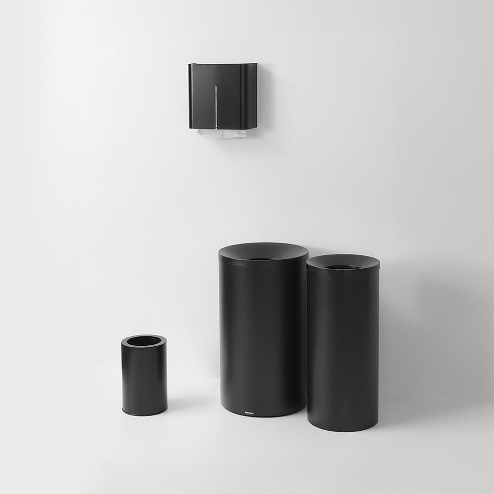 КОШЧЕ DECOR WALTER ROOMS WASTE BIN BLACK MATT