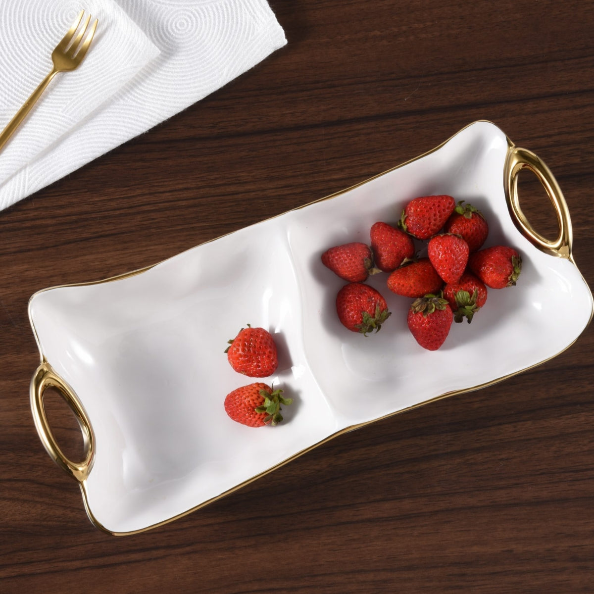 ДВОЙКА ПЛАТО С ДРЪЖКИ PAMPA BAY GOLDEN HANDLES 31,8Х14Х5 СМ
