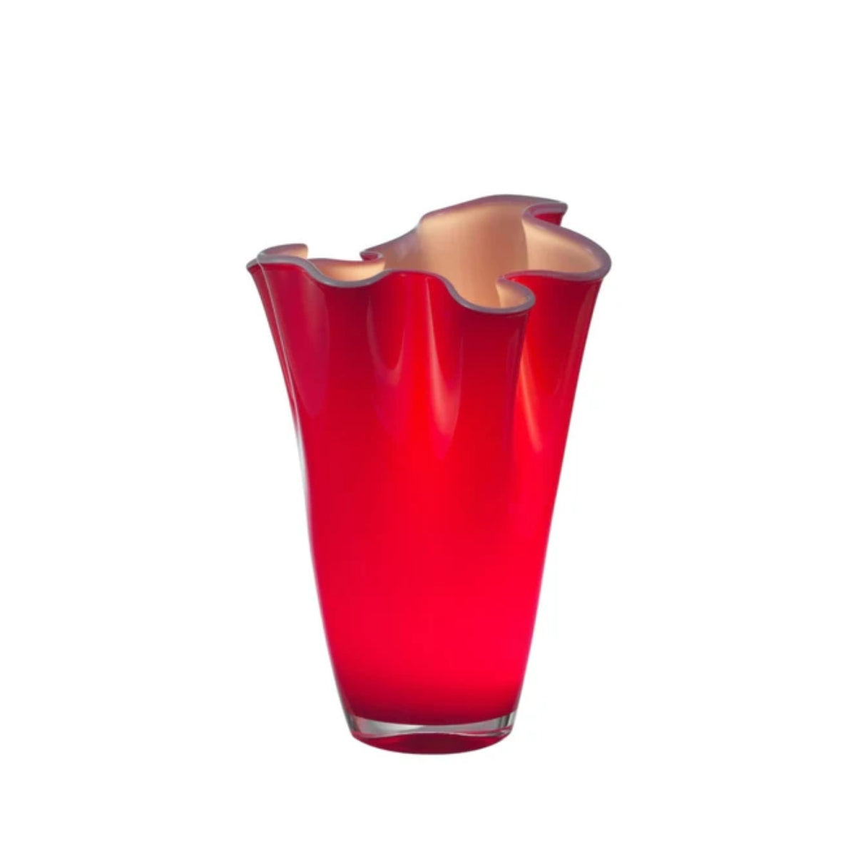 ВАЗА ONLY LUX WAVE OPALE ROSSO H40 СМ