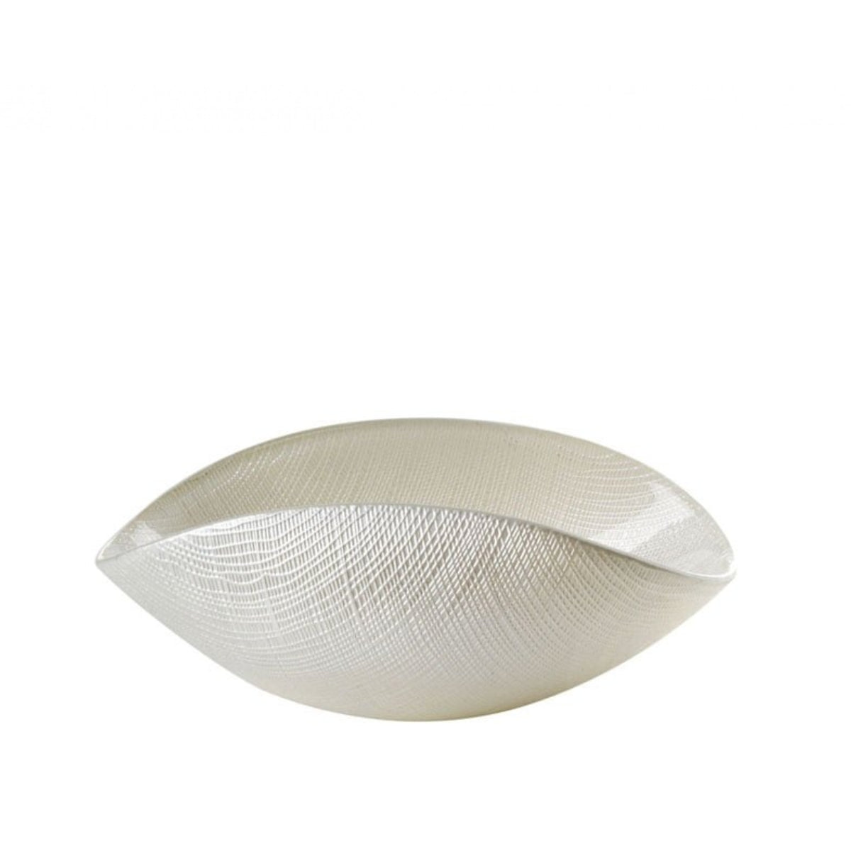 ДЕКОРАТИВНА КУПА ONLY LUX BURANO BIANCO PERLA 28X14СМ