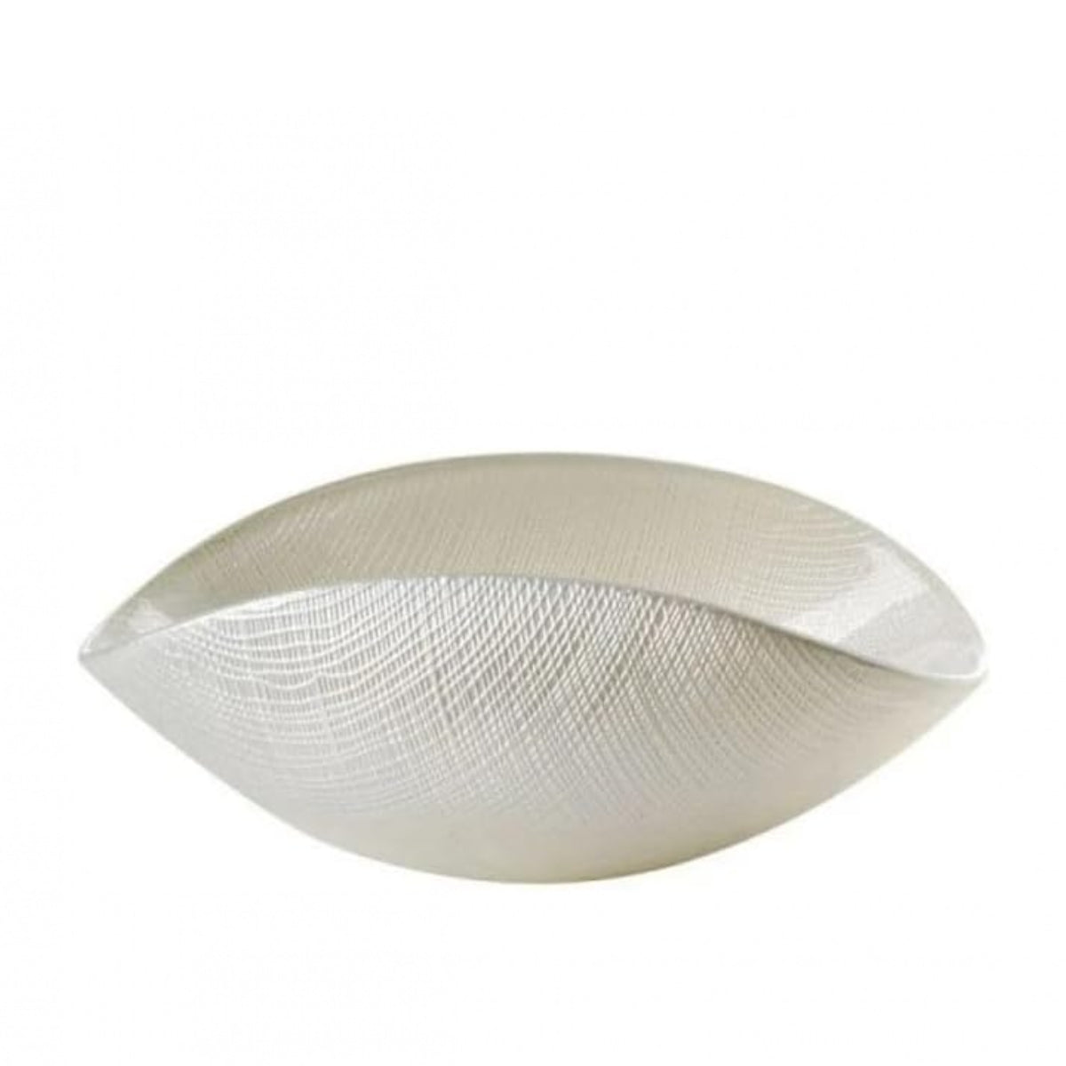 ДЕКОРАТИВНА КУПА ONLY LUX BURANO BIANCO PERLA 38X11 СМ