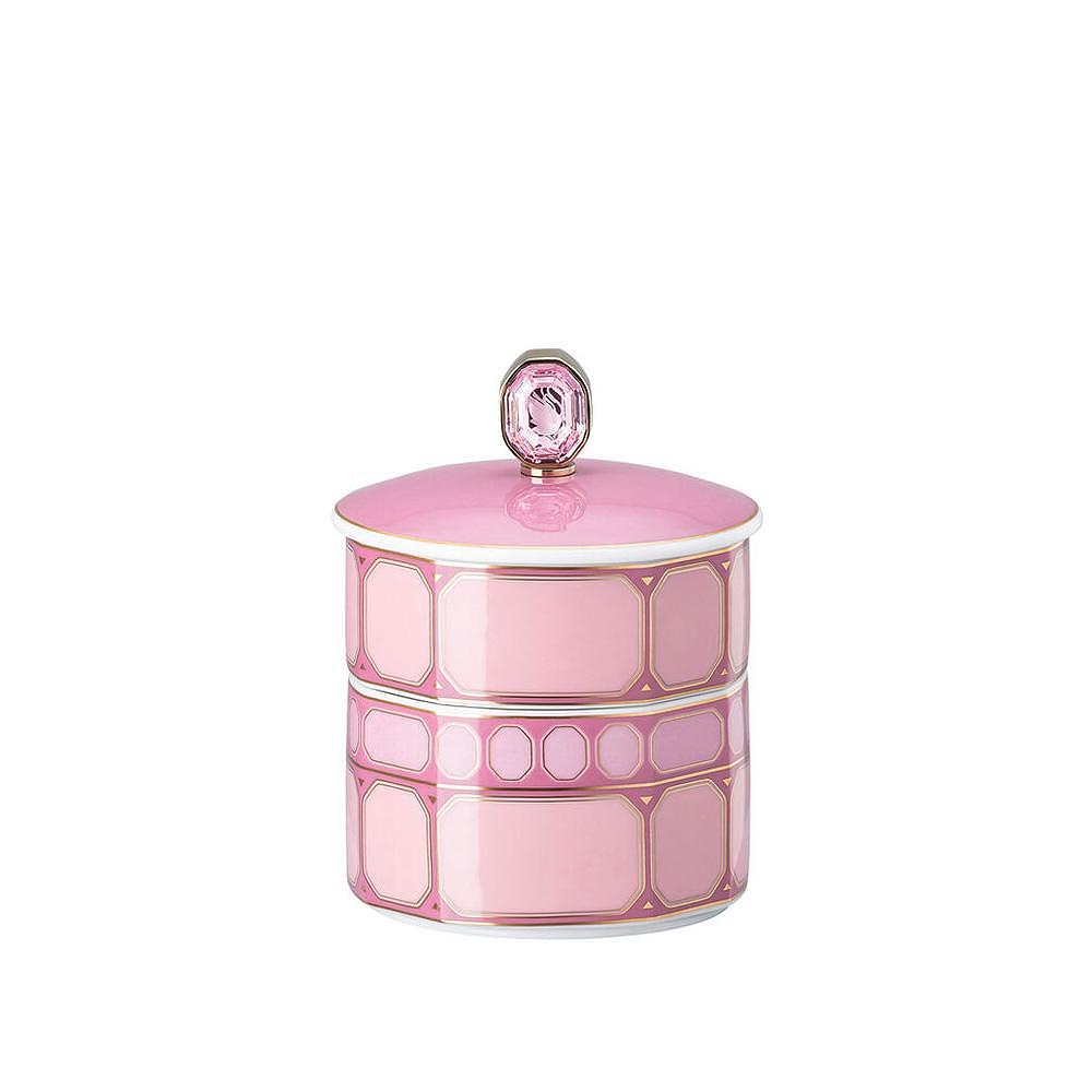 КУТИЯ ROSENTHAL SWAROVSKI 3 ЧАСТИ SIGNUM ROSE РОЗОВ