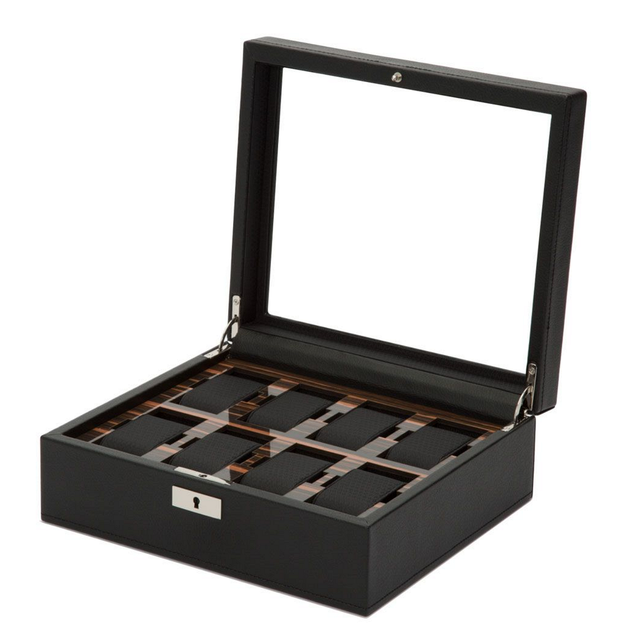ЛУКСОЗНА КУТИЯ ЗА ЧАСОВНИЦИ 8БР WOLF WATCH BOX ROADSTER BLACK