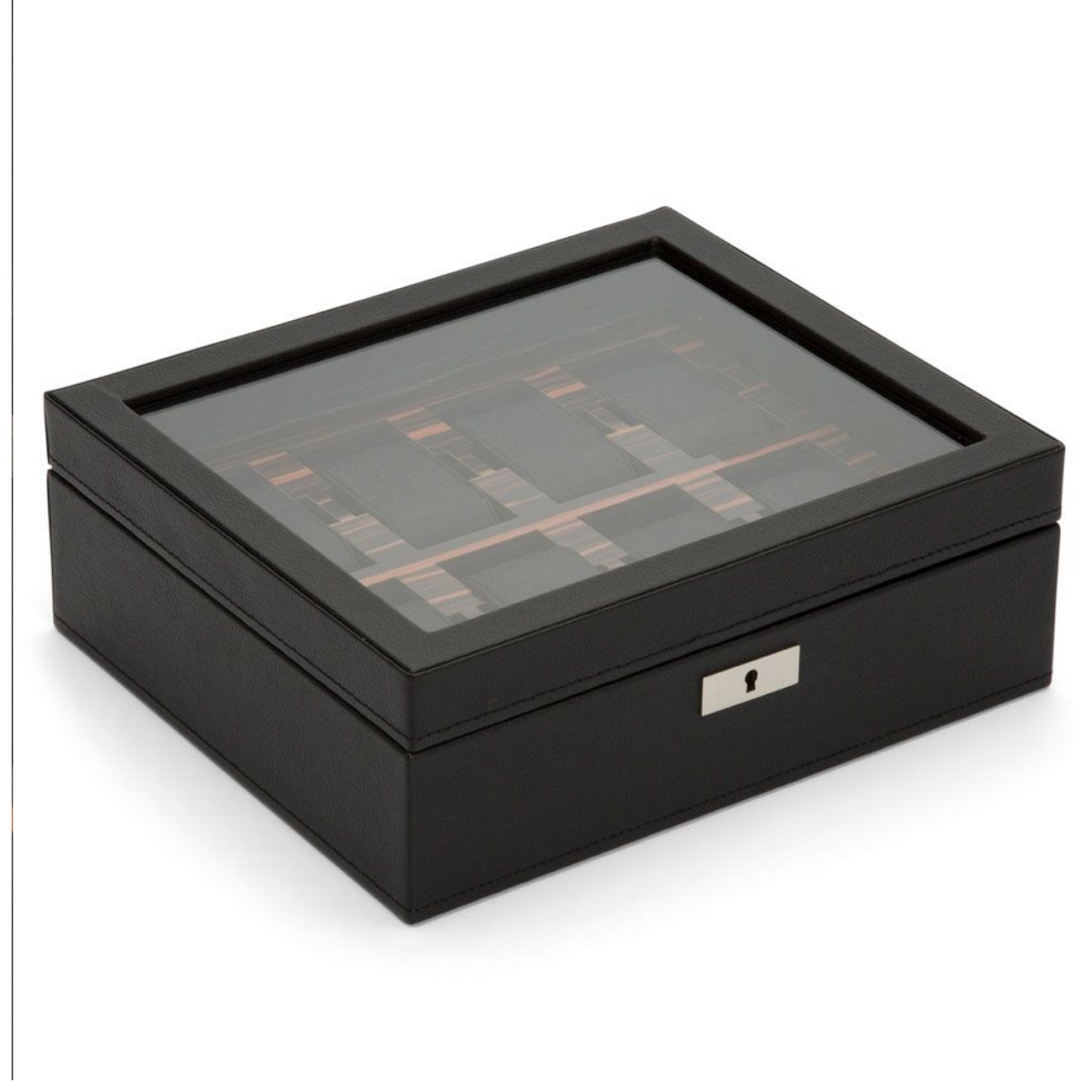 ЛУКСОЗНА КУТИЯ ЗА ЧАСОВНИЦИ 8БР WOLF WATCH BOX ROADSTER BLACK