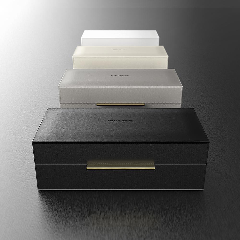 КУТИЯ ЗА АКСЕСОАРИ DECOR WALTHER BROWNIE BOX S TAUPE