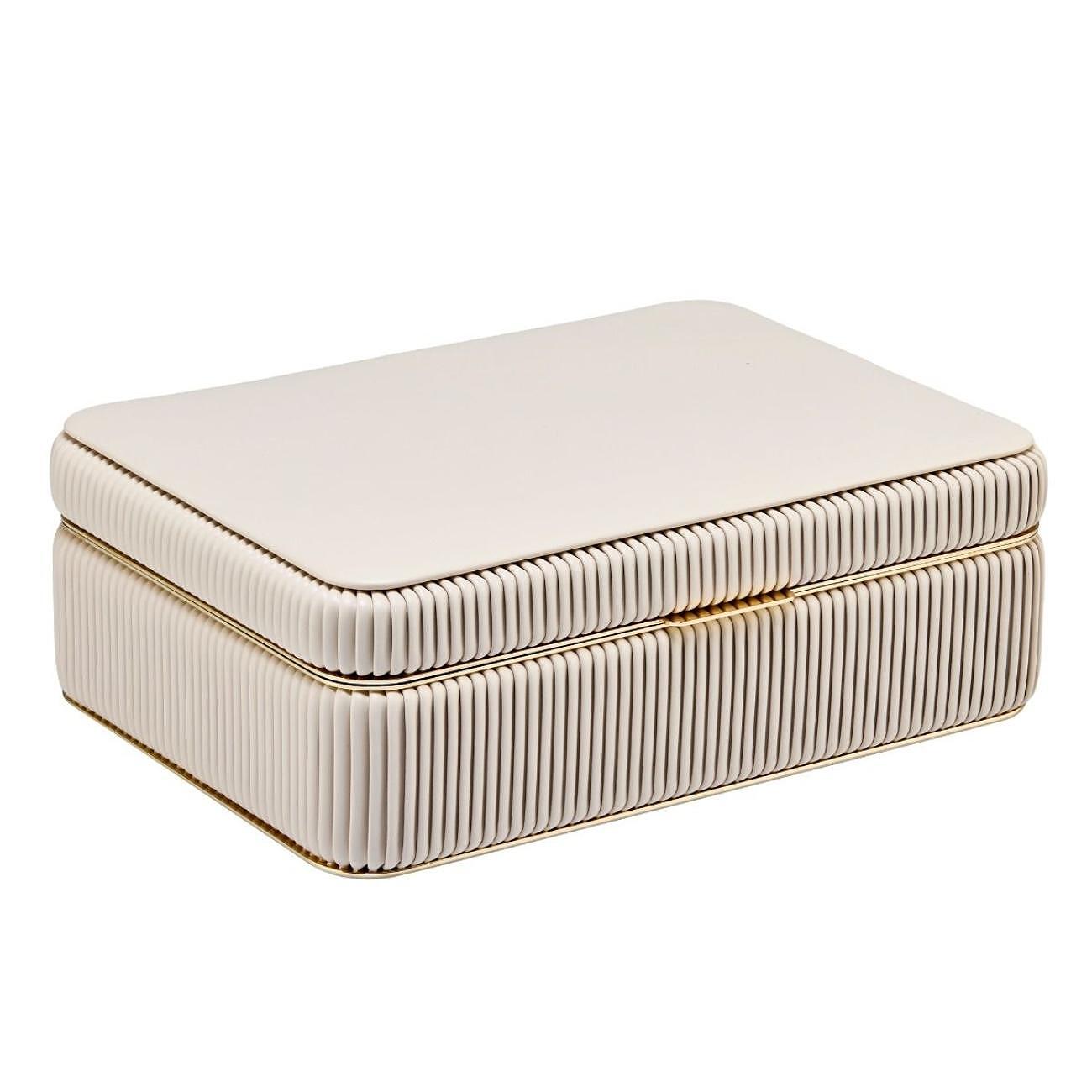 ЛУКСОЗНА КУТИЯ ЗА БИЖУТА СРЕДНА WOLF JEWELLERY BOX BELLA BONE