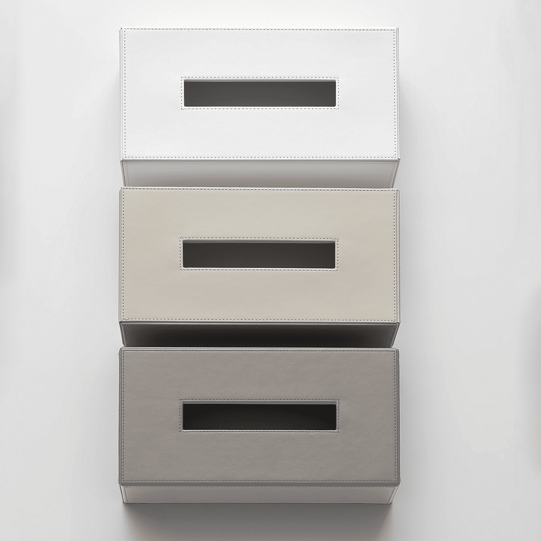 КУТИЯ ЗА САЛФЕТКИ DECOR WALTHER  BROWNIE TISSUE BOX KB40 TAUPE