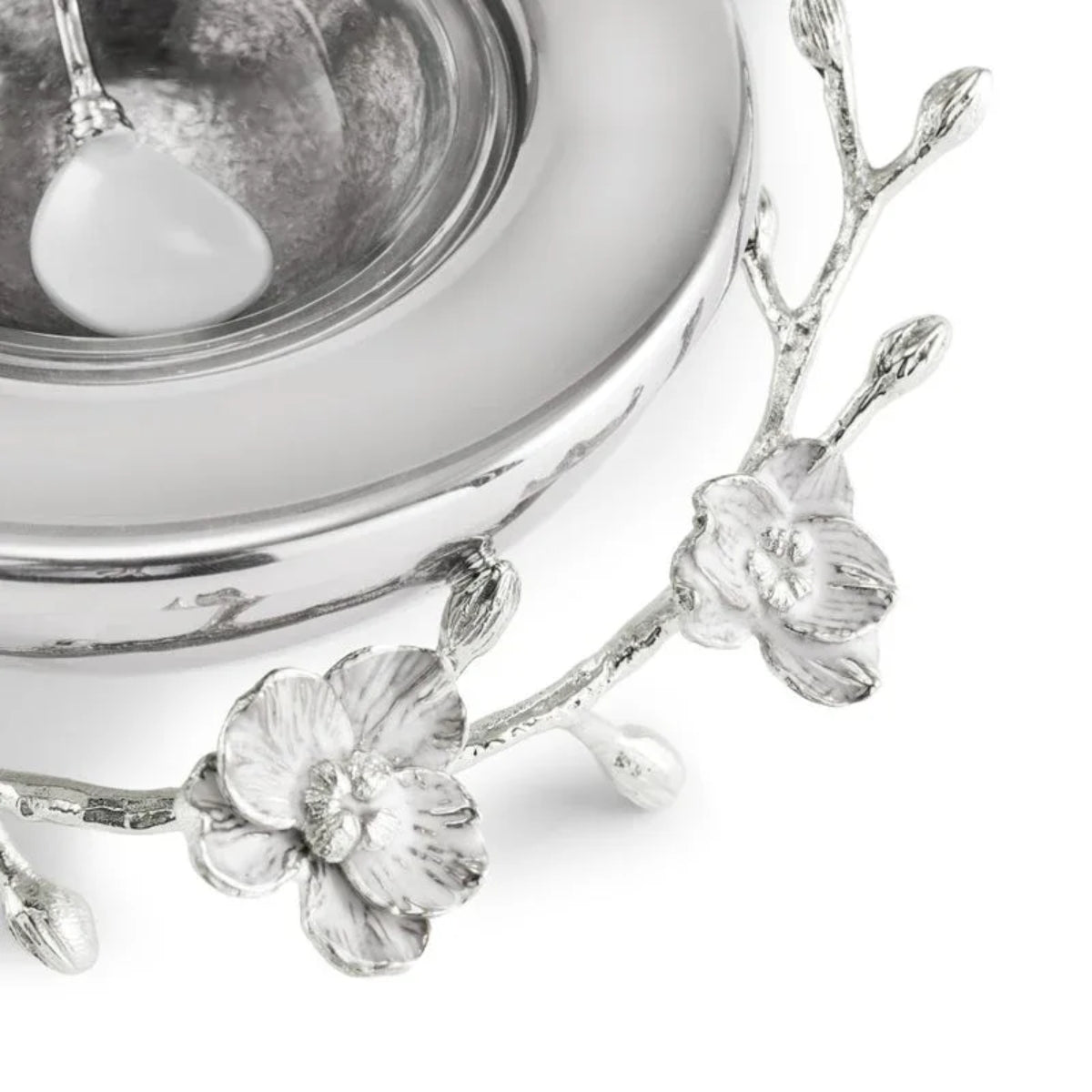 КУПА ЗА ХАЙВЕР С ЛЪЖИЧКА MICHAEL ARAM SILVER ORCHID 21Х19 СМ