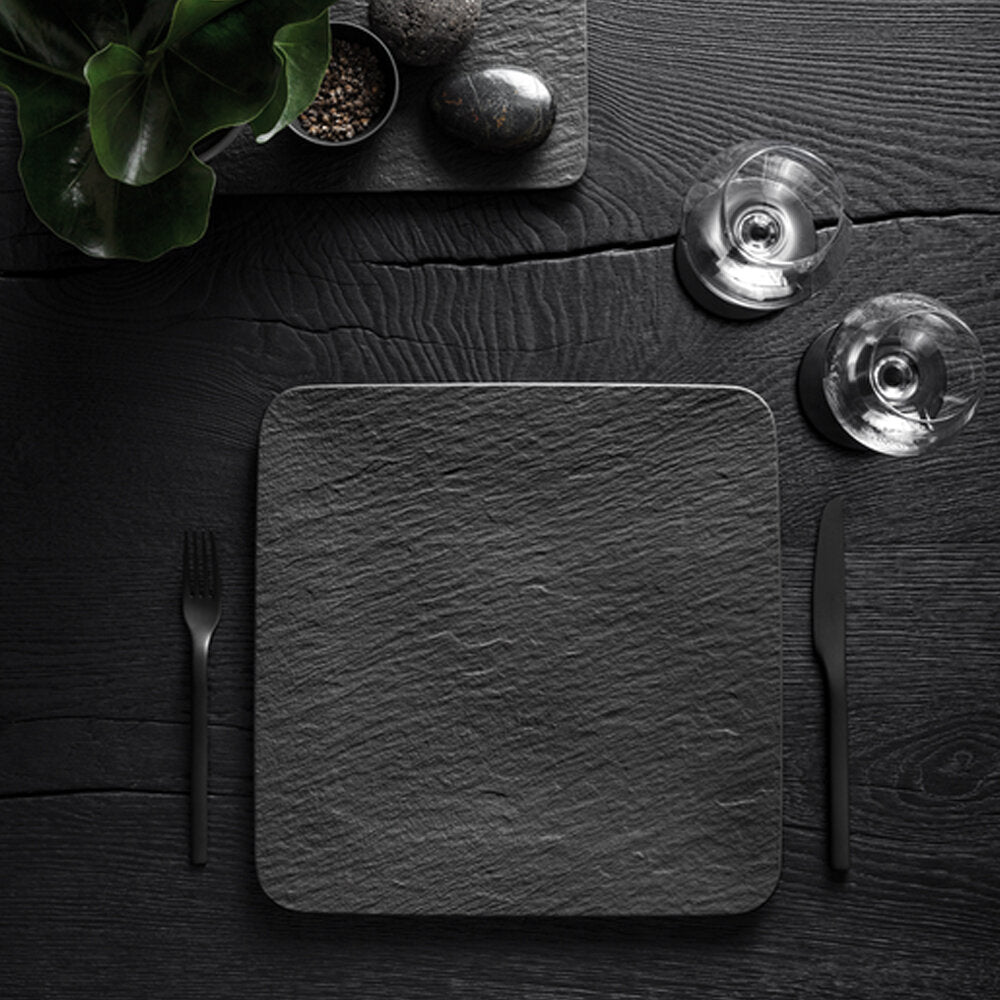 КВАДРАТНА ЧИНИЯ VILLEROY & BOCH MANUFACTURE ROCK BLACK
