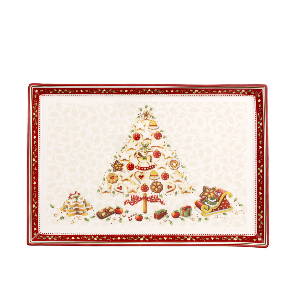 КВАДРАТНО ПЛАТО 39 СМ VILLEROY&BOCH WINTERY BAKER DELIGHT