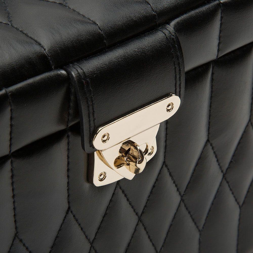 ЛУКСОЗНА КУТИЯ ЗА БИЖУТА WOLF MEDIUM CAROLINE JEWELRY CASE BLACK