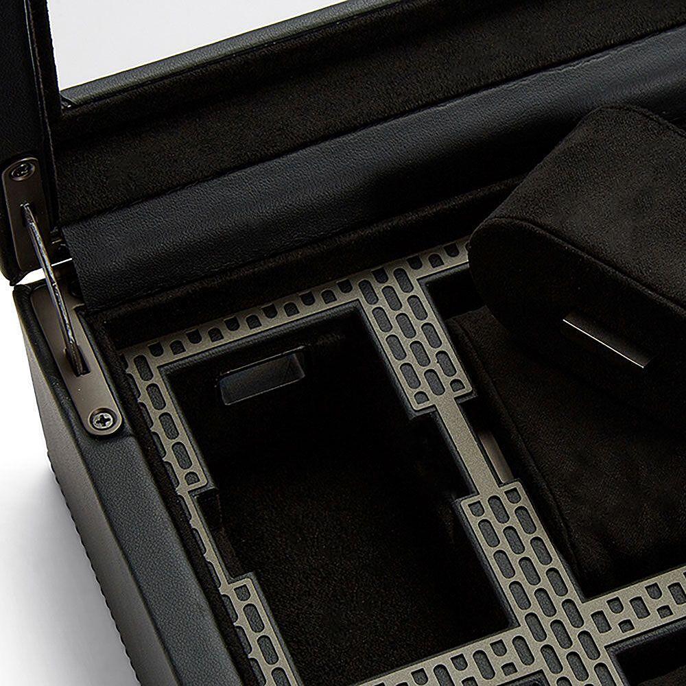 ЛУКСОЗНА КУТИЯ ЗА ЧАСОВНИЦИ 8БР WOLF WATCH BOX AXIS POWDERCOATED