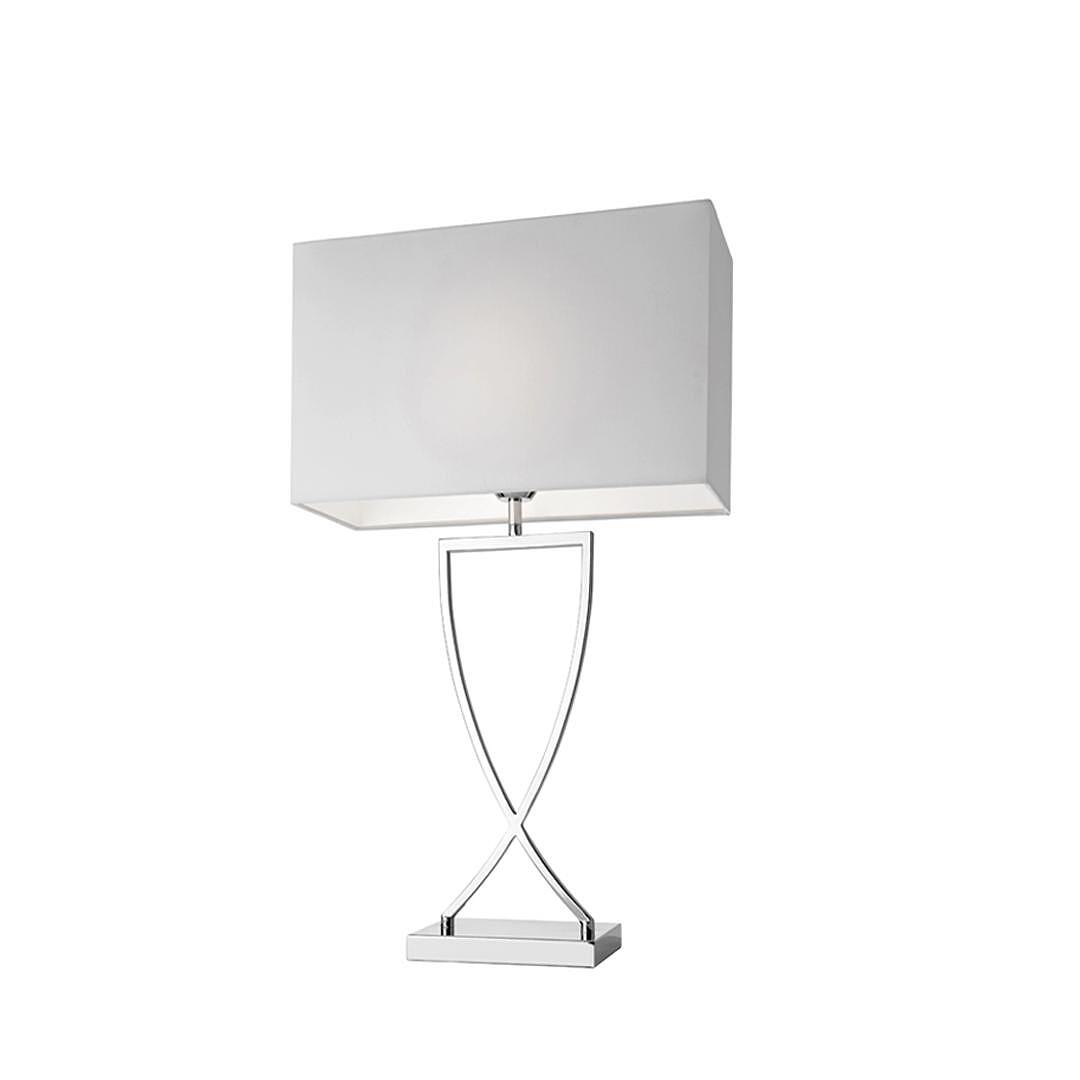 НАСТОЛНА ЛАМПА VILLEROY&BOCH TOULOUSE ХРОМ H 52СМ