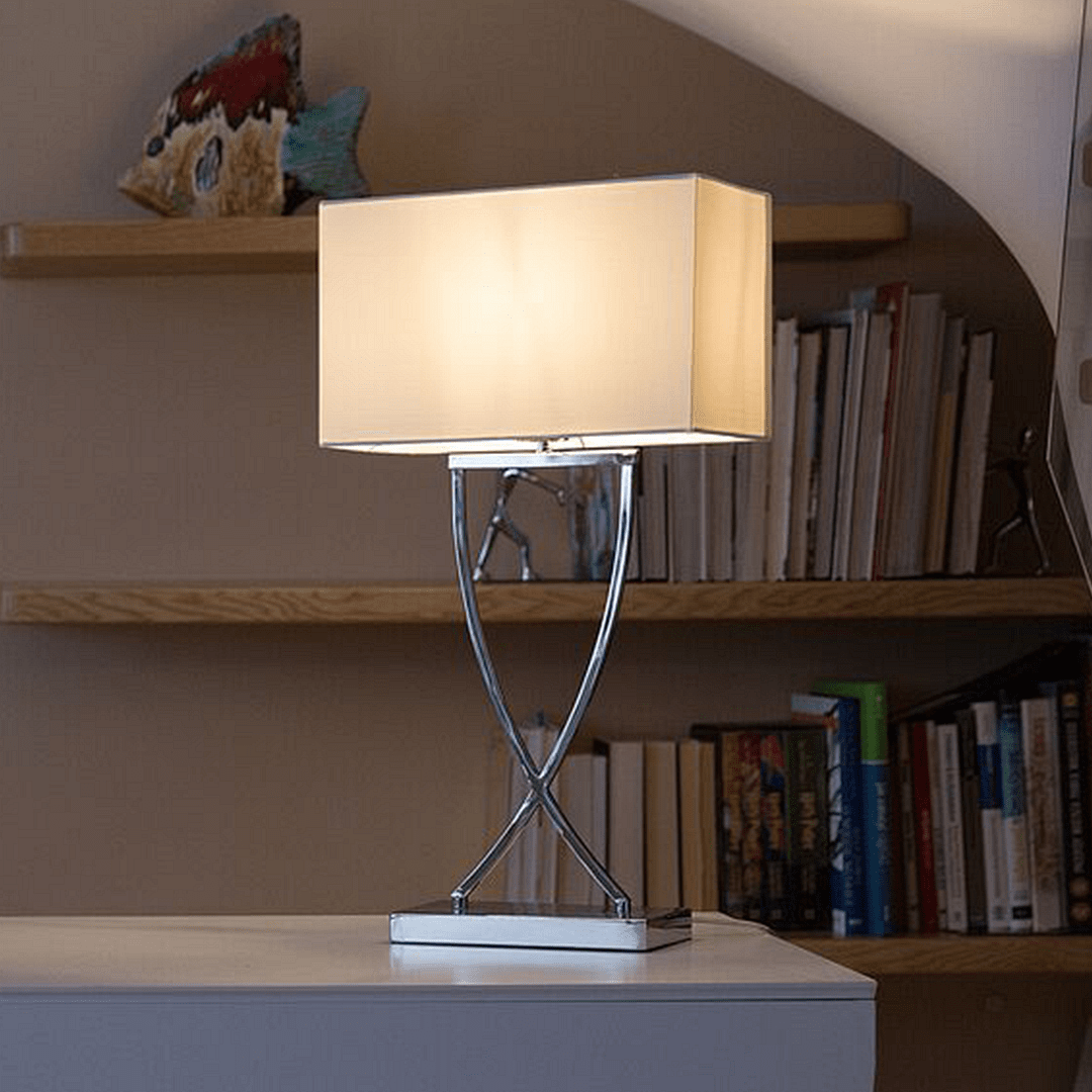 НАСТОЛНА ЛАМПА VILLEROY&BOCH TOULOUSE ХРОМ H 52СМ