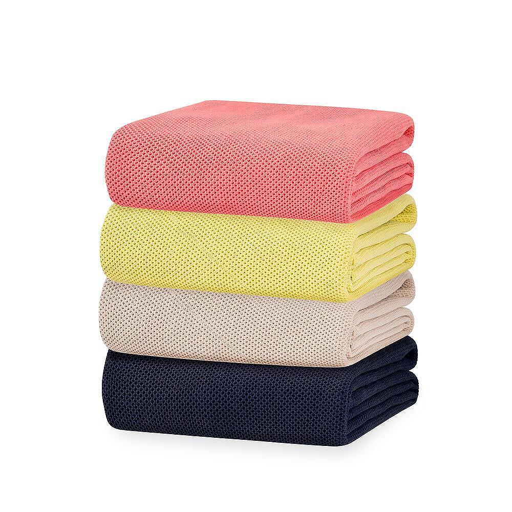 ОДЕЯЛО WHITE BOUTIQUE MALAGA COTTON 130/200 C 183 BLUE