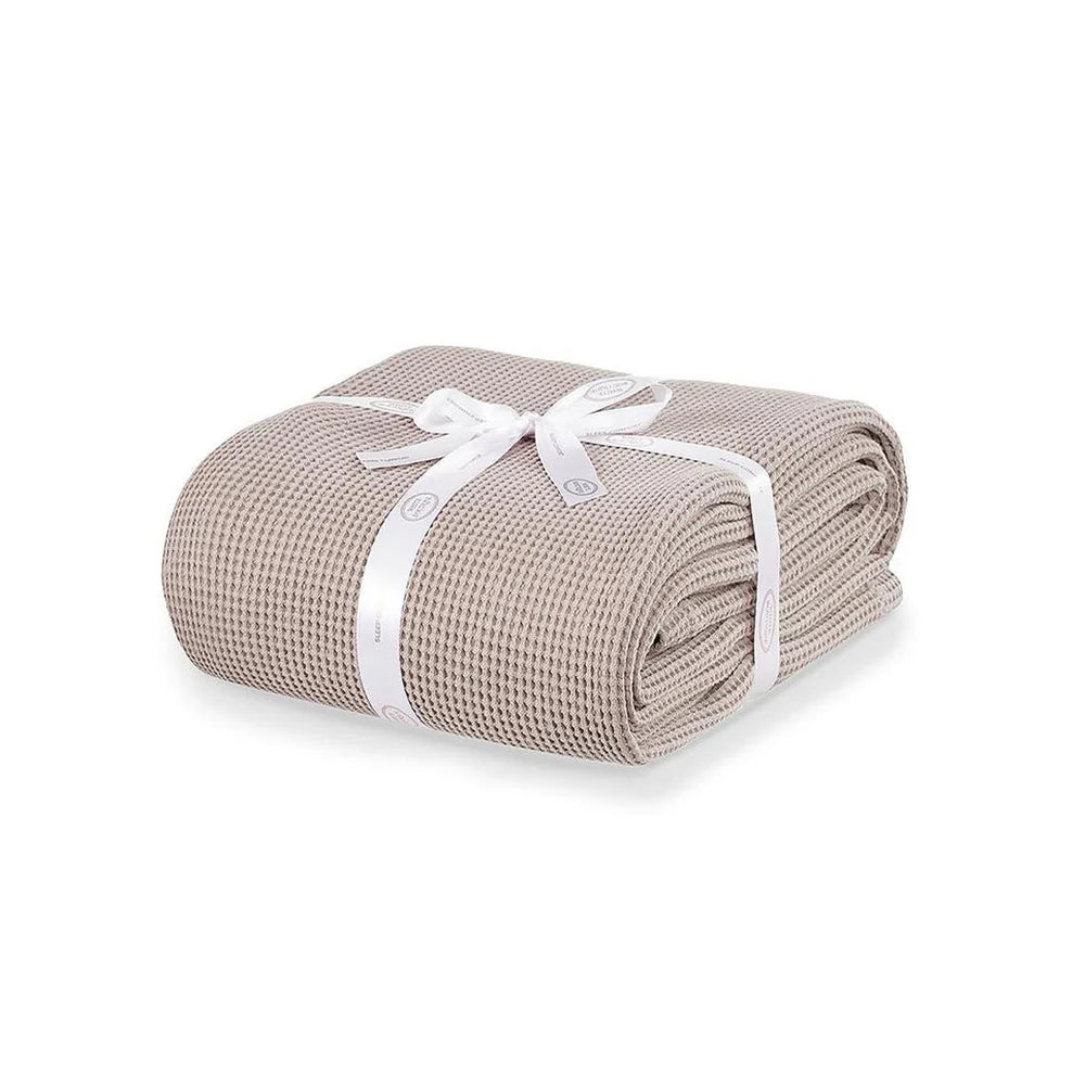 ОДЕЯЛО WHITE BOUTIQUE MARBELLA COTTON 220/240 C 61 БЕЖАВО