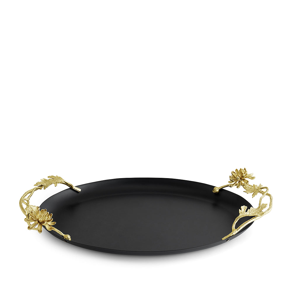 ОВАЛЕН ПОДНОС MICHAEL ARAM DAHLIA 14Х10Х29 СМ