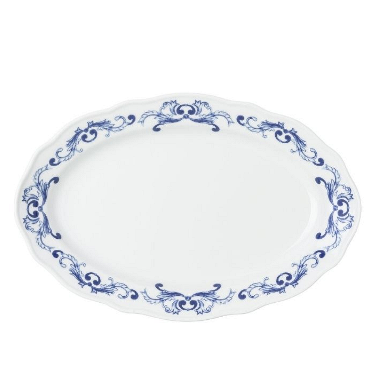 ОВАЛНО ПЛАТО 35 СМ ROSENTHAL TRUE BLUE