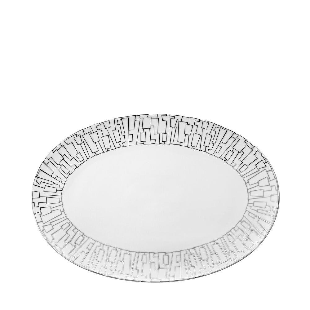 ПЛАТО 25 СМ ROSENTHAL TAC SKIN PLATIN