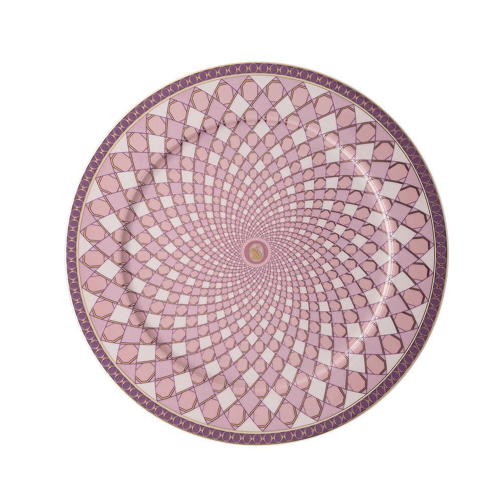 ПЛАТО 33СМ SIGNUM ROSENTHAL SWAROVSKI РОЗОВО