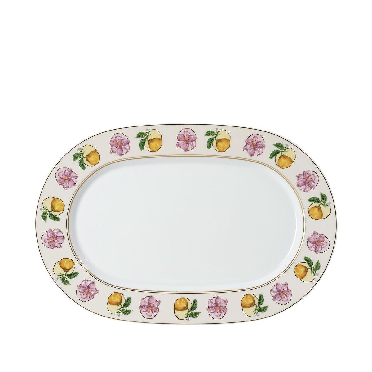 ПЛАТО 34СМ ROSENTHAL SWAROVSKI IDYLLIA MARSHMALLOW