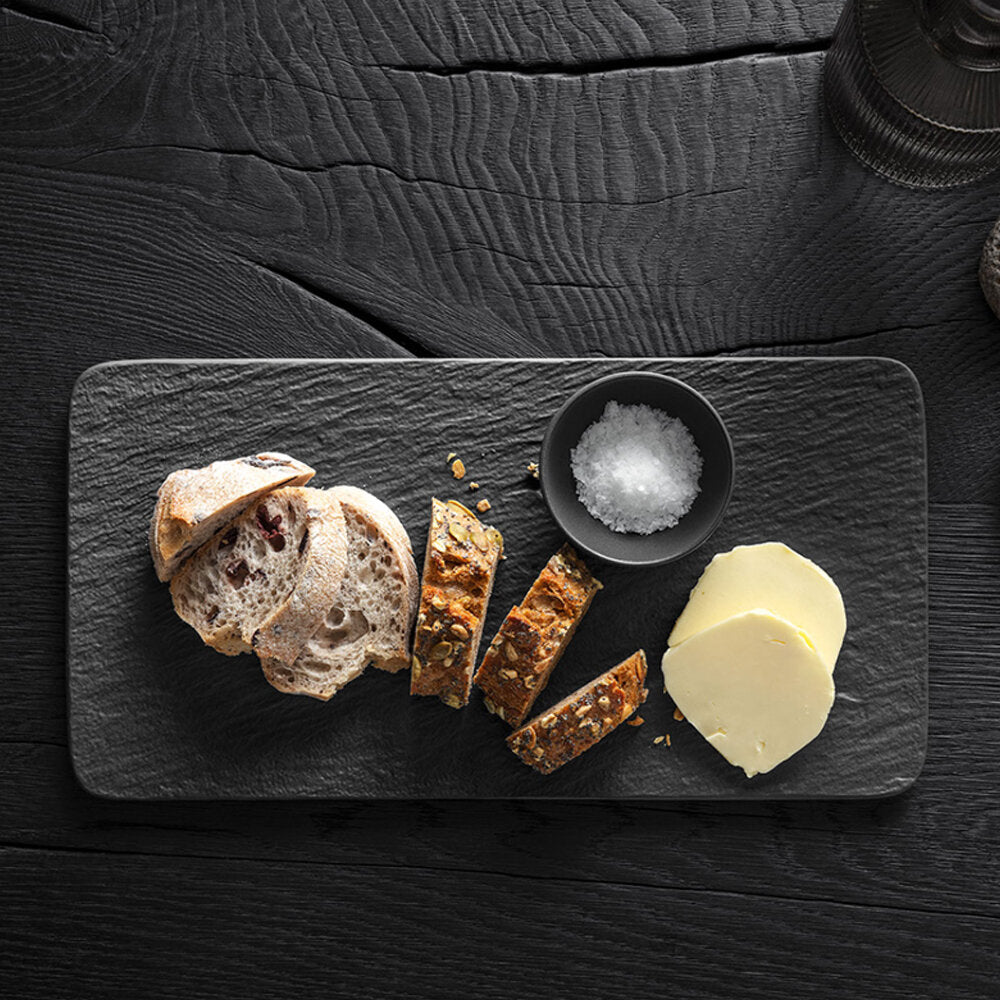 ПРАВОЪГЪЛНО ПЛАТО VILLEROY & BOCH MANUFACTURE ROCK BLACK