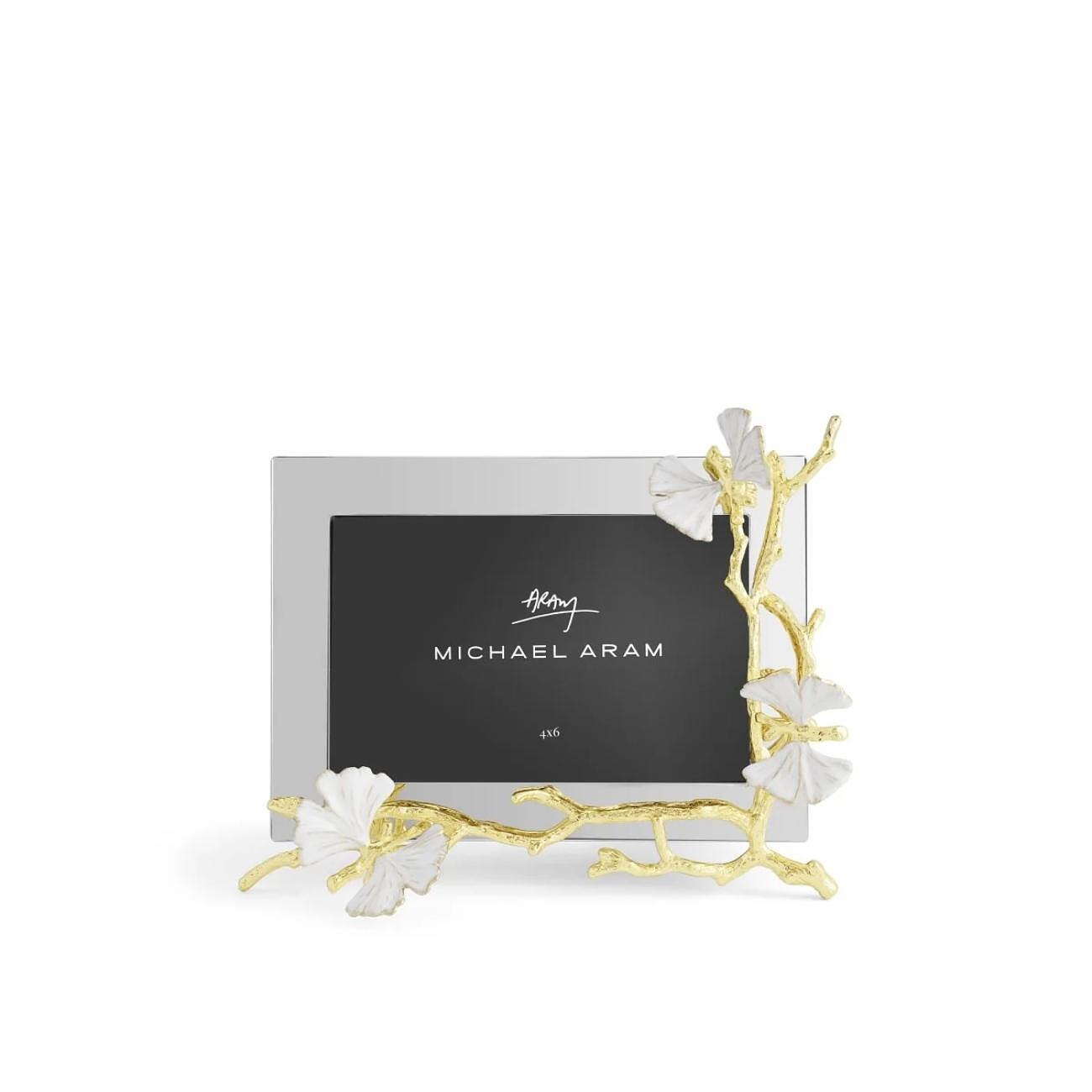 РАМКА ЗА СНИМКА MICHAEL ARAM BUTTERFLY GINKO GOLD 22/27 СМ