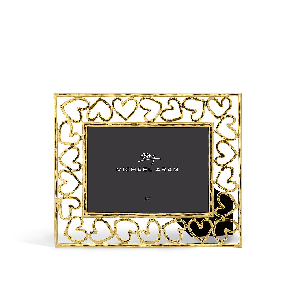 РАМКА ЗА СНИМКА MICHAEL ARAM HEART GOLD 22/27 СМ