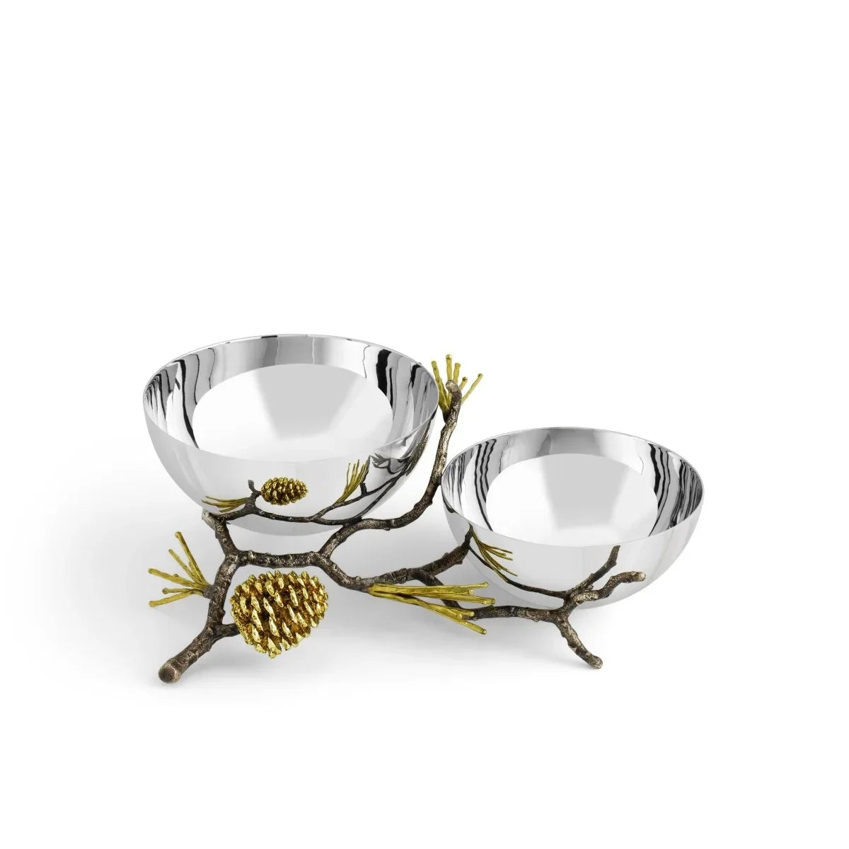 ДВОЙКА КУПИЧКИ НА КРАЧЕТА MICHAEL ARAM PINE CONE