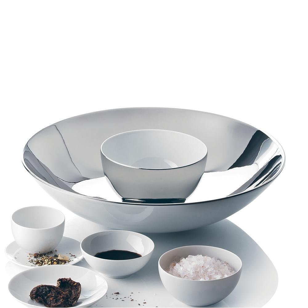 САЛАТНА КУПА 35 СМ ROSENTHAL TAC SKIN PLATIN