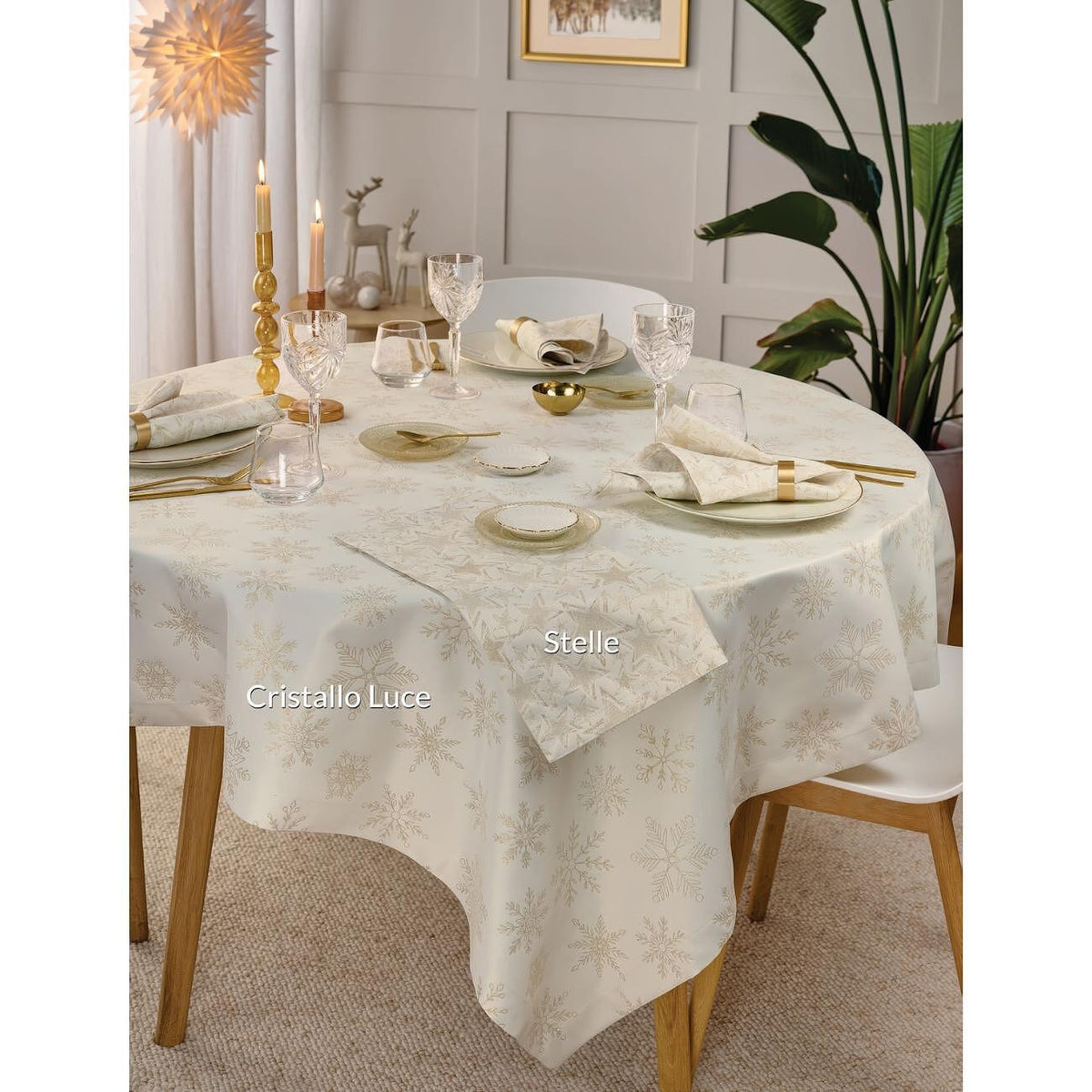 САЛФЕТКА SANDER CRISTALLO LUCE ECRU/GOLD 45/45 07