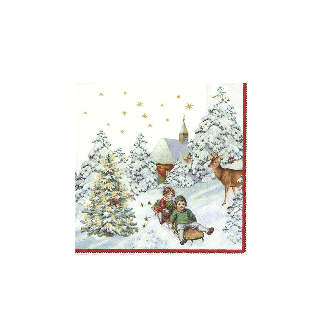 САЛФЕТКИ ANNUAL CHRISTMAS SNOW V&B