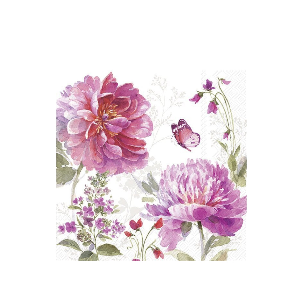 САЛФЕТКИ JARDIN ROSE WHITE